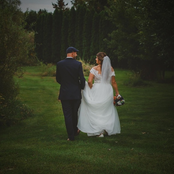 Monica Loretti Wedding Dress (#8128) Nude Ivory - Picture 3 of 5